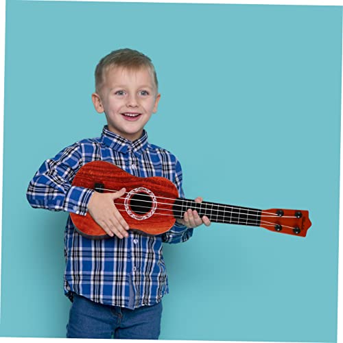 SOPOTUTU Kinderspielzeug Ukulele Plastik mit Holzoptik Robustes Musikinstrument für Ersatzsaiten Lehrmaterial und Plektrum Sicher Handfreundlich zur Musikalischen Früherziehung SOPOTUTU Kinderspielzeug Ukulele Plastik mit Holzoptik Robustes Musikinstrument für Ersatzsaiten Lehrmaterial und Plektrum Sicher Handfreundlich zur Musikalischen Früherziehung von SOPOTUTU