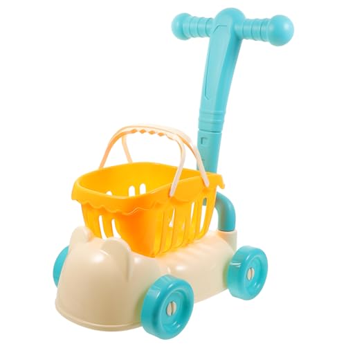 SOPOTUTU Kinderwagenspielzeug Einkaufswagen Wagen Für Buggy Mini Spiel Mit Einkaufswagen Haus Lebensmittelwagen Auf Rädern Faltbar Kleinkinder Kleinkindspielzeug Kinderwagen von SOPOTUTU
