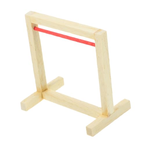 SOPOTUTU Kleiderständer Aus Holz Für Puppen Organizer Für Puppenkleidung Eleganter Puppenkleiderbügel Für Puppenhaus Dekoration Und Aufbewahrung von SOPOTUTU