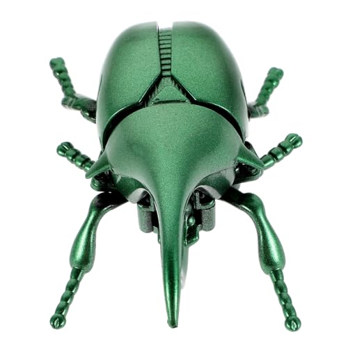 SOPOTUTU Kreative Streich-Requisiten interaktives Insekten Universelles Käferspielzeug für Insektenmodelle Simulationskäfer Plastik Dark Green von SOPOTUTU