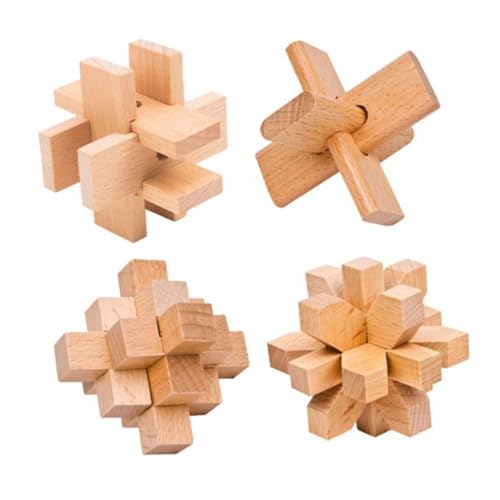 SOPOTUTU Kreatives Iq Puzzle Set Teiliges Holzspielzeug Ming Luban Lock für Erwachsene Fördert Geschicklichkeit und Entspannung für DIY Partys und Stressfreies SOPOTUTU Kreatives Iq Puzzle Set Teiliges Holzspielzeug Ming Luban Lock für Erwachsene Fördert Geschicklichkeit und Entspannung für DIY Partys und Stressfreies von SOPOTUTU