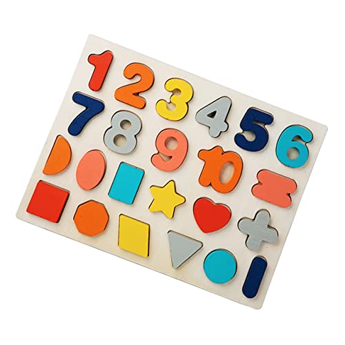 SOPOTUTU Kreatives Lernspielzeug für Holzpuzzle Pädagogisches Kognitiven Fähigkeiten für Zuhause Kindergarten von SOPOTUTU