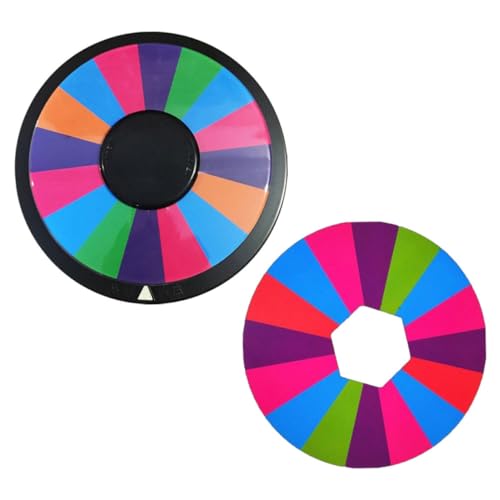 SOPOTUTU Ktv Trinkspiel Drehbares Fach Doppelseitiges Partyspiel für Bar und Heim Langlebiges Entertainment Zubehör für Lustige Trinkrunden Tischspiel mit Zwei Spielkarten von SOPOTUTU