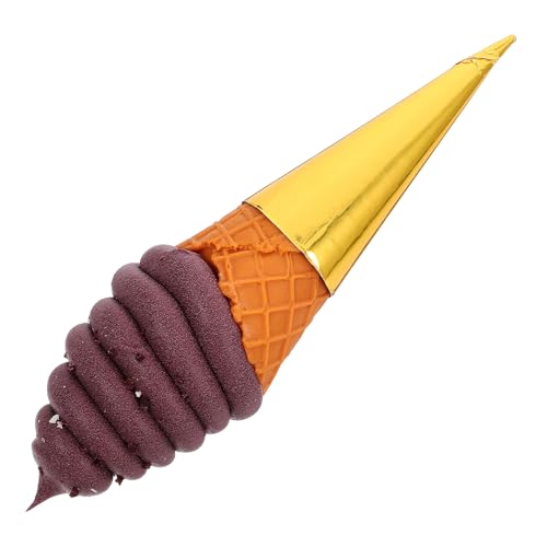SOPOTUTU Künstliche Schokoladen eistüte PVC Lifelike Eiscreme Deko Modell Fotografie Requisite Realistische Braune Eiswaffel für Schaufenster Party und Shopdisplay SOPOTUTU Künstliche Schokoladen eistüte PVC Lifelike Eiscreme Deko Modell Fotografie Requisite Realistische Braune Eiswaffel für Schaufenster Party und Shopdisplay von SOPOTUTU