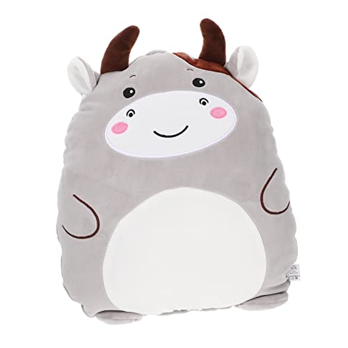 SOPOTUTU Kuschelige Plüschkuh Niedliches Gefülltes Kissen Im Cartoon Stil Für Bequemes Sofa Kissen Für Jungen Und Bringt Kinderzimmer von SOPOTUTU