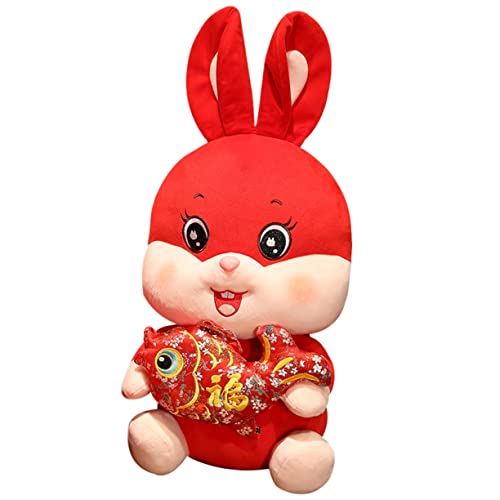 SOPOTUTU Kuscheliger Hase Stofftier Plüschspielzeug für Neujahrsdekoration Weiche Bunny mit Lebhaften Ausdrücken für Kinderzimmer SOPOTUTU Kuscheliger Hase Stofftier Plüschspielzeug für Neujahrsdekoration Weiche Bunny mit Lebhaften Ausdrücken für Kinderzimmer von SOPOTUTU