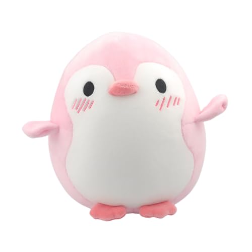 SOPOTUTU Kuscheliges Plüschtier Pinguin mit Weichem Mikroperlen Füllkissen Realistisches Design für Geburtstag zum und Sammeln Geeignet von SOPOTUTU