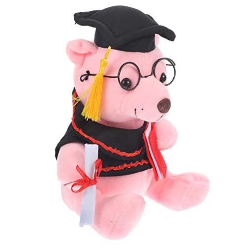 SOPOTUTU Kuscheltier Bär Tragehut Weiches Strapazierfähiges Plüschspielzeug für Kinderzimmer für zur Graduierung für Dekoration im Wohnbereich SOPOTUTU Kuscheltier Bär Tragehut Weiches Strapazierfähiges Plüschspielzeug für Kinderzimmer für zur Graduierung für Dekoration im Wohnbereich von SOPOTUTU