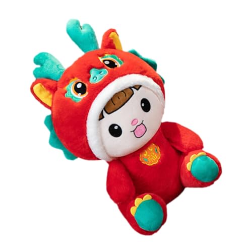 SOPOTUTU Kuscheltier Plüschfigur Cartoon Niedliche Drachenpuppe für Sofa und Schlafzimmerdekoration Freundliche Begleiter für Besseren Schlaf für Jahr des Drachen SOPOTUTU Kuscheltier Plüschfigur Cartoon Niedliche Drachenpuppe für Sofa und Schlafzimmerdekoration Freundliche Begleiter für Besseren Schlaf für Jahr des Drachen von SOPOTUTU