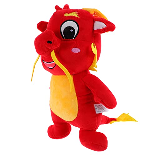 SOPOTUTU Kuscheltier Plüschmaskottchen für Neujahr Rotes Drachen Perfektes für Freunde Symbol für Wohlstand SOPOTUTU Kuscheltier Plüschmaskottchen für Neujahr Rotes Drachen Perfektes für Freunde Symbol für Wohlstand von SOPOTUTU