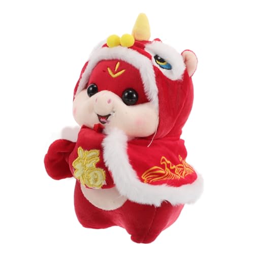 SOPOTUTU Kuscheltier Schlange Chinesisches Neujahr Plüsch Große Schlange mit Saugnapf Frühlingsfest Deko Perfektes für Jahr von SOPOTUTU