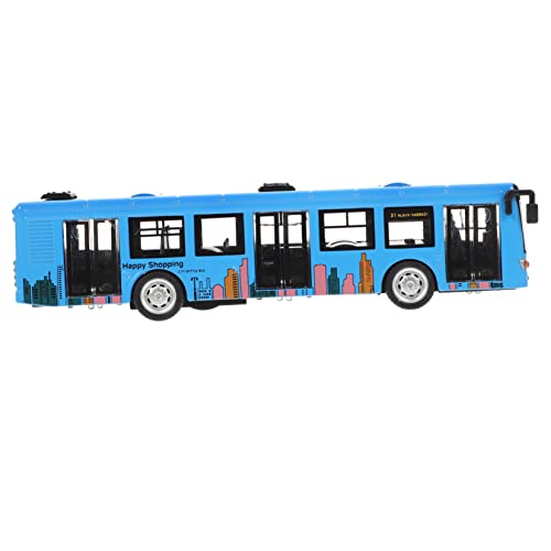 SOPOTUTU Legierungsbusmodell Weißer Spielzeugbus Kinderautospielzeug Kinderspielzeug Modellbus Realistisches Bussmodell Spielzeugauto Cars Bus Blue Abs-Kunststoff von SOPOTUTU