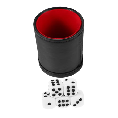 SOPOTUTU Leiser Würfelbecher mit Filzinnenauskleidung und Würfelbecher für Familien und Tischspiele für Bar und Partyspiele Stilvolles und Langlebiges Design SOPOTUTU Leiser Würfelbecher mit Filzinnenauskleidung und Würfelbecher für Familien und Tischspiele für Bar und Partyspiele Stilvolles und Langlebiges Design von SOPOTUTU