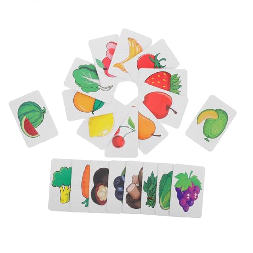 SOPOTUTU Lernspiel Obst und Gemüse Puzzle Pädagogisches Zuordnungsspiel für Kleinkinder Jahre Gedächtnis Konzentrationsförderndes Früchte Gemüse Matching Spiel SOPOTUTU Lernspiel Obst und Gemüse Puzzle Pädagogisches Zuordnungsspiel für Kleinkinder Jahre Gedächtnis Konzentrationsförderndes Früchte Gemüse Matching Spiel von SOPOTUTU