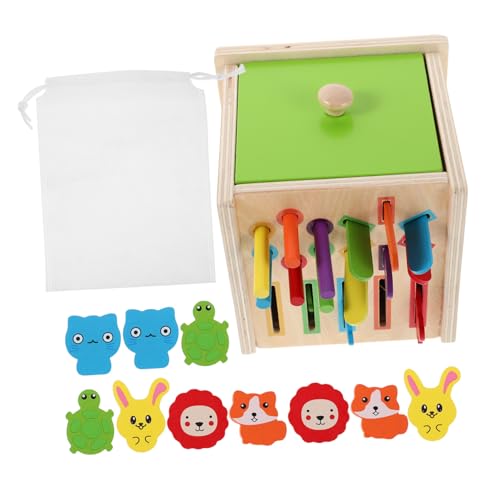 SOPOTUTU Lernspielzeug Für Kleinkindspielzeug Formsortierer Aus Holz Zum Sortieren Von Farben Und Formen Digitales Farbspielzeug Für Kognitives Zur Farbklassifizierung Für von SOPOTUTU