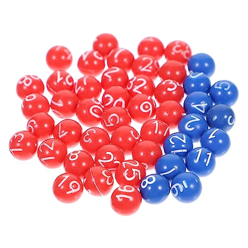SOPOTUTU Lotto Kugeln Farbige Nummerierte Bingo Kugeln Leichte und Kompakte Bälle für Partyspiele SOPOTUTU Lotto Kugeln Farbige Nummerierte Bingo Kugeln Leichte und Kompakte Bälle für Partyspiele von SOPOTUTU