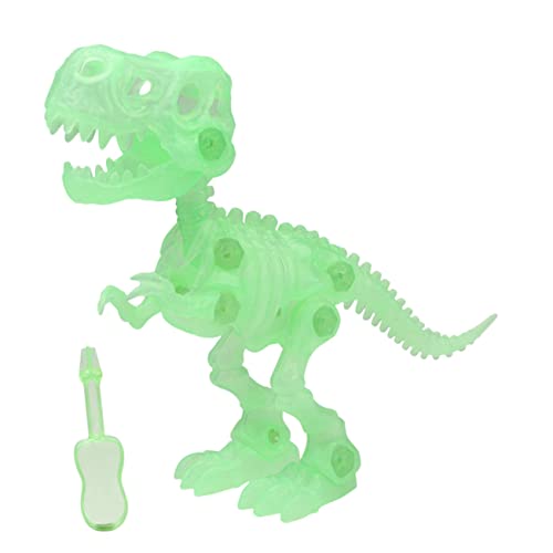 SOPOTUTU Luminous Dinosaurier Skelett DIY Schraubbares Nachtleuchtendes Dinosaurier Modell für Kreatives Lernspielzeug und Dekoration Sicheres Kunststoffmaterial als Geschenk von SOPOTUTU