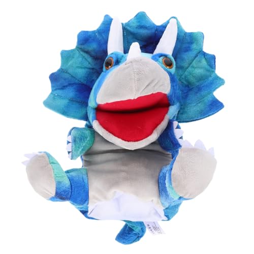 SOPOTUTU Lustige Interaktive Plüsch Handpuppe Dinosaurier Weiches Tragbares Kinderspielzeug für Kreative Eltern Junge Mädchen Spiele Fördert Kommunikation und Fantasie Ultrabequemer von SOPOTUTU