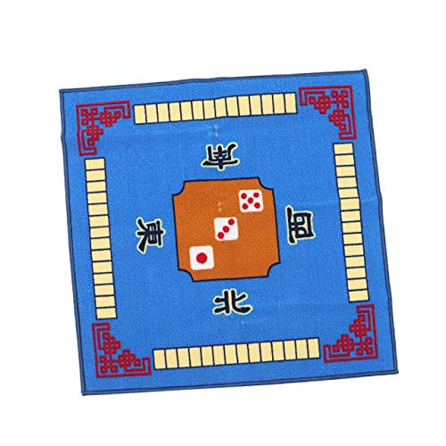 SOPOTUTU Mahjong Tischmatte Quadratisch rutschfest Polyester mit Latexrücken Geräuschdämpfend Langlebig Vielseitig für Mahjong Poker Domino und Brettspiele Blau SOPOTUTU Mahjong Tischmatte Quadratisch rutschfest Polyester mit Latexrücken Geräuschdämpfend Langlebig Vielseitig für Mahjong Poker Domino und Brettspiele Blau von SOPOTUTU