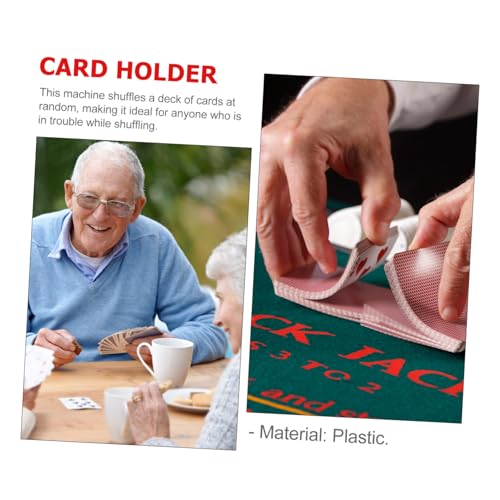 SOPOTUTU Manueller Kartenmischer mit Kurbel für Kartendecks Langlebige Poker Kartenmischmaschine Handbetriebenes Mischwerkzeug für Party Clubspiele Einfaches und Schonendes Kartenshuffling SOPOTUTU Manueller Kartenmischer mit Kurbel für Kartendecks Langlebige Poker Kartenmischmaschine Handbetriebenes Mischwerkzeug für Party Clubspiele Einfaches und Schonendes Kartenshuffling von SOPOTUTU