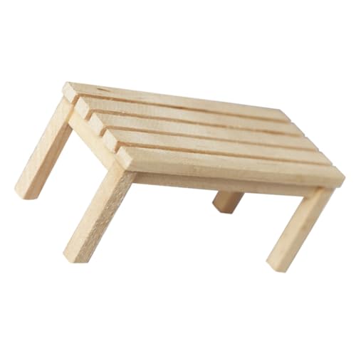 SOPOTUTU Maßstab Holzbank Modell Langlebige Realistische Puppenhaus Gartenbank aus Hochwertigem Holz Leicht und Robust für Puppenhaus Dekoration SOPOTUTU Maßstab Holzbank Modell Langlebige Realistische Puppenhaus Gartenbank aus Hochwertigem Holz Leicht und Robust für Puppenhaus Dekoration von SOPOTUTU