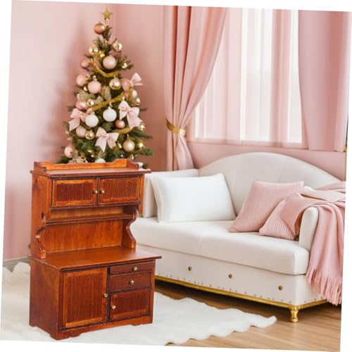 SOPOTUTU Maßstab Puppenhaus Möbel Retro Farmhaus Stil Doppel-tür Schrank Mikro Landschaft DIY Dekoration für Puppenhaus Zubehör SOPOTUTU Maßstab Puppenhaus Möbel Retro Farmhaus Stil Doppel-tür Schrank Mikro Landschaft DIY Dekoration für Puppenhaus Zubehör von SOPOTUTU