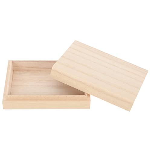 SOPOTUTU Mehrzweck Holzbox für Spielkarten Aufbewahrungskoffer für Karten mit Deckel Kompakte und Langlebige Pokerbox aus Hochwertigem Holz für Karten Süßigkeiten und Schmuck von SOPOTUTU