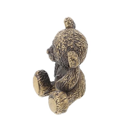 SOPOTUTU Messingbären -Ornamente Süße Bärenverzierung Tiere Aus Messing Schreibtischschmuck Bärenfiguren Tee-Haustier-Statue Tee Haustier Bärendekor Bär Figur Tierische Verzierungen Golden SOPOTUTU Messingbären -Ornamente Süße Bärenverzierung Tiere Aus Messing Schreibtischschmuck Bärenfiguren Tee-Haustier-Statue Tee Haustier Bärendekor Bär Figur Tierische Verzierungen Golden von SOPOTUTU