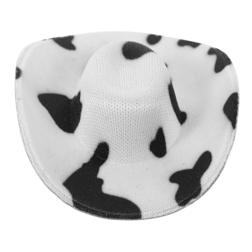 SOPOTUTU Mini-Cowboyhut Kleiner Cowgirlhut Mini-Cowboy-Hut Kleiner Cowboyhut Mini-Hut mit Verzierung Eva von SOPOTUTU