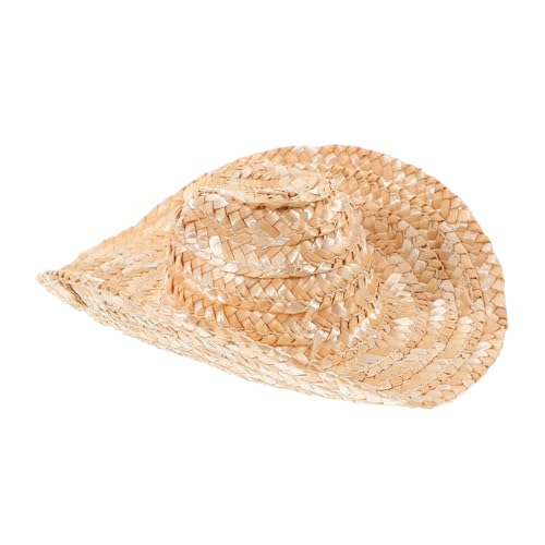 SOPOTUTU Mini Cowboyhut aus Stroh für Puppen Handgefertigter Bastelhut für DIY Projekte Dekoration für Puppenhaus und Fotorequisiten für Kreative Bastelarbeiten SOPOTUTU Mini Cowboyhut aus Stroh für Puppen Handgefertigter Bastelhut für DIY Projekte Dekoration für Puppenhaus und Fotorequisiten für Kreative Bastelarbeiten von SOPOTUTU