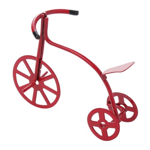 SOPOTUTU Mini Dreirad Modell aus Dekoratives Puppenhaus Zubehör Kreatives Mini Haus Möbel Ornament Rotes Spielzeugauto für Kinderzimmer und Freundschaftsgeschenke SOPOTUTU Mini Dreirad Modell aus Dekoratives Puppenhaus Zubehör Kreatives Mini Haus Möbel Ornament Rotes Spielzeugauto für Kinderzimmer und Freundschaftsgeschenke von SOPOTUTU