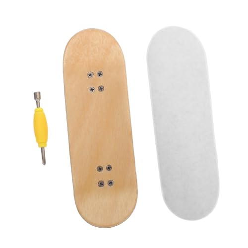 SOPOTUTU Mini Finger Skateboard Langlebigem Ahornholz Doppelte Design für Stabile Kontrolle Kompakt und Tragbar als Fingerspielzeug und Partygeschenk Geeignet für Drinnen und Draußen SOPOTUTU Mini Finger Skateboard Langlebigem Ahornholz Doppelte Design für Stabile Kontrolle Kompakt und Tragbar als Fingerspielzeug und Partygeschenk Geeignet für Drinnen und Draußen von SOPOTUTU