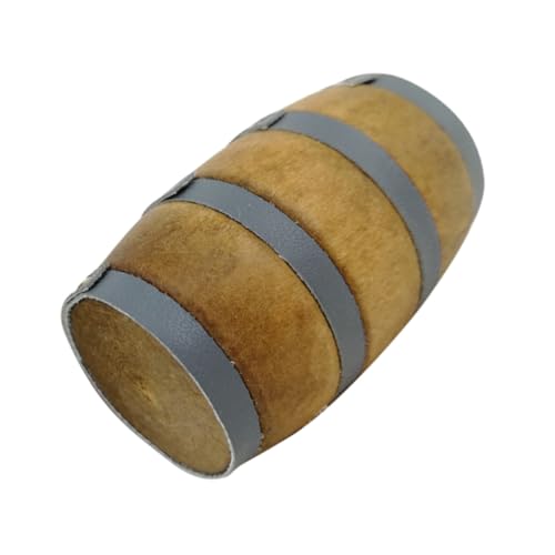 SOPOTUTU Mini Holzfass Miniatur Weinfass Bierfass Puppenhaus Dekoration Kleines Vintage Wein und Bierfass Handgefertigtes Miniatur Holzfass für Puppenhaus Zubehör für Bierliebhaber und von SOPOTUTU