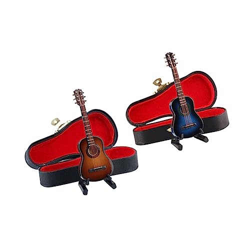 SOPOTUTU Mini Klassische Gitarren -Ornamente Miniatur gitarrenhandwerk Dekoration Kind klein Mini-Gitarre Bambus SOPOTUTU Mini Klassische Gitarren -Ornamente Miniatur gitarrenhandwerk Dekoration Kind klein Mini-Gitarre Bambus von SOPOTUTU