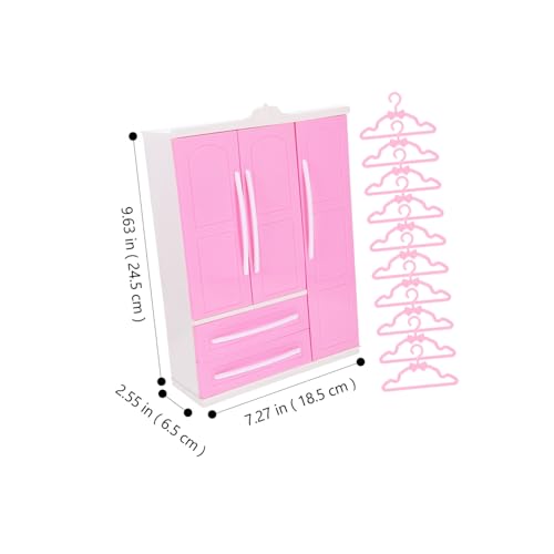 SOPOTUTU Mini Kleiderstange für Puppen mit Kleiderbügeln Miniatur Garderobe Puppen Kleiderhalter DIY Puppenhaus Zubehör Praktisches zur Puppenkleidung Organisation SOPOTUTU Mini Kleiderstange für Puppen mit Kleiderbügeln Miniatur Garderobe Puppen Kleiderhalter DIY Puppenhaus Zubehör Praktisches zur Puppenkleidung Organisation von SOPOTUTU