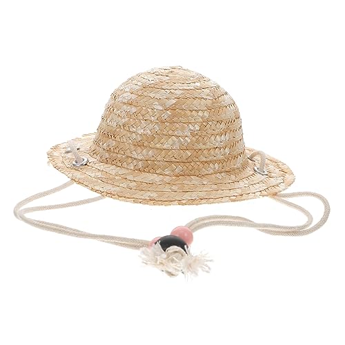 SOPOTUTU Mini Strohhut für Puppen und Haustiere Sommer Deko Accessoire für DIY Bastelprojekte und Fotografie Leichter Handgewebter Mini Sombrero für Rustikale SOPOTUTU Mini Strohhut für Puppen und Haustiere Sommer Deko Accessoire für DIY Bastelprojekte und Fotografie Leichter Handgewebter Mini Sombrero für Rustikale von SOPOTUTU