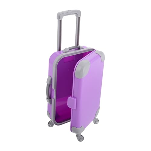 SOPOTUTU Mini-Trolley Minikoffer für Puppen Puppenkoffer Mini-Reisekoffer Spielzeugkoffer Kleiner Koffer für Puppen Puppenzubehör Puppenhauszubehör Mini-Gepäckkoffer Mini-Koffer Abs Violett SOPOTUTU Mini-Trolley Minikoffer für Puppen Puppenkoffer Mini-Reisekoffer Spielzeugkoffer Kleiner Koffer für Puppen Puppenzubehör Puppenhauszubehör Mini-Gepäckkoffer Mini-Koffer Abs Violett von SOPOTUTU