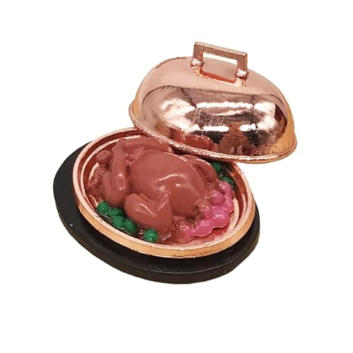 SOPOTUTU Mini Truthahn Modell Dekoration aus Hochwertigem Harz Detailreich Gestaltetes Spielhaus Zubehör für Tisch und Hausdeko Fördert Fantasie und Lernfähigkeit von SOPOTUTU