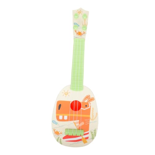 SOPOTUTU Mini Ukulele für Buntes Realistisches Anfänger Musikinstrument aus Robustem Kunststoff Pädagogisches Lernspielzeug für Vorschule und Geburtstagsgeschenk von SOPOTUTU