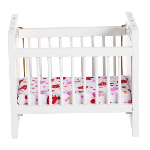 SOPOTUTU Miniatur Babybett Weiß Mini Puppenhaus Möbel Realistisches Miniaturmodell Kompakt Exquisit Für Kinderzimmer Dekoration SOPOTUTU Miniatur Babybett Weiß Mini Puppenhaus Möbel Realistisches Miniaturmodell Kompakt Exquisit Für Kinderzimmer Dekoration von SOPOTUTU