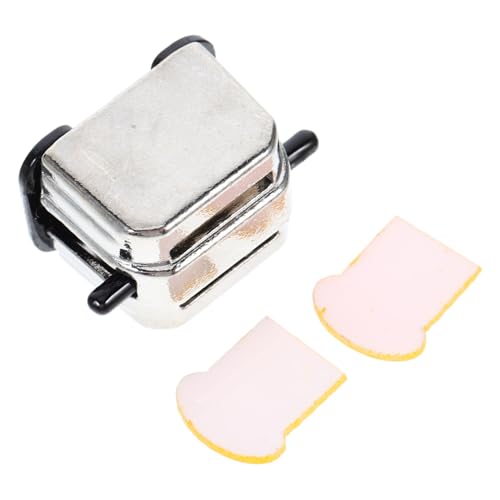 SOPOTUTU Miniatur Brotbackmaschine Modell aus Zinklegierung Puppenhaus Zubehör mit Zwei Broten für Küchen Deko und Spielzeugküchen Leicht und Stabil Langlebig und Geruchlos SOPOTUTU Miniatur Brotbackmaschine Modell aus Zinklegierung Puppenhaus Zubehör mit Zwei Broten für Küchen Deko und Spielzeugküchen Leicht und Stabil Langlebig und Geruchlos von SOPOTUTU