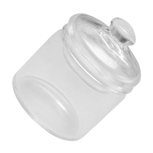 SOPOTUTU Miniatur-Glasgefäßmodell für glasbehälter Kreatives Puppenhaus-Küchenutensilien DIY-Dekoration Terrarienpflanzen Leben mini Honigbär-Glas Transparent SOPOTUTU Miniatur-Glasgefäßmodell für glasbehälter Kreatives Puppenhaus-Küchenutensilien DIY-Dekoration Terrarienpflanzen Leben mini Honigbär-Glas Transparent von SOPOTUTU