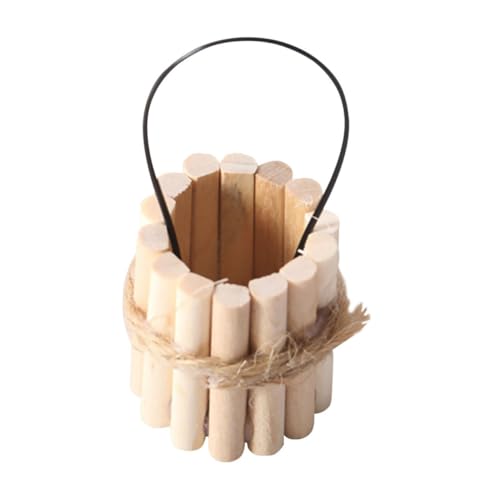 SOPOTUTU Miniatur Holz Eimer Langlebig Robust Miniatur Szene Dekoration Puppenhaus Zubehör Geeignet für Micro Landschaft DIY Feengarten und Wichtelwelt SOPOTUTU Miniatur Holz Eimer Langlebig Robust Miniatur Szene Dekoration Puppenhaus Zubehör Geeignet für Micro Landschaft DIY Feengarten und Wichtelwelt von SOPOTUTU