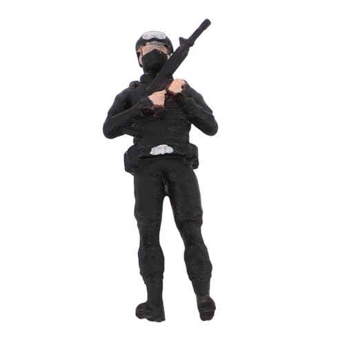 SOPOTUTU Miniatur- -Modell Mini-Dinge Miniatur-Dinge Polizist Halloween-minifiguren Spielzeugsoldaten -actionfiguren Für Jungen Minature Dinge Winzige Figuren Kleine Figuren Harz von SOPOTUTU