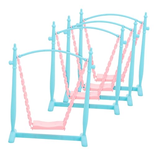 SOPOTUTU Miniatur Puppenschaukel Teilig Robust Kleines Spielplatz Zubehör für Puppenhaus und Rollenspiele für Kleinkinder und Kreative Kinderzimmergestaltung SOPOTUTU Miniatur Puppenschaukel Teilig Robust Kleines Spielplatz Zubehör für Puppenhaus und Rollenspiele für Kleinkinder und Kreative Kinderzimmergestaltung von SOPOTUTU