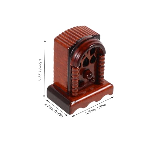 SOPOTUTU Miniatur Retro Holzradio Dollhouse Möbel Simulation Zubehör für Kreative Dekoration Kompatibel mit Puppenhausmöbeln Perfektes Miniaturmodell für DIY und Fotoshooting SOPOTUTU Miniatur Retro Holzradio Dollhouse Möbel Simulation Zubehör für Kreative Dekoration Kompatibel mit Puppenhausmöbeln Perfektes Miniaturmodell für DIY und Fotoshooting von SOPOTUTU