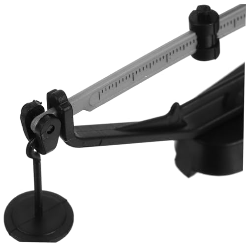 SOPOTUTU Miniatur Retro Modell Puppenhaus Zubehör Vintage Balance Scale Prop Kleine Mechanische Tischwaage für Deko und Lebensszene Accessoires von SOPOTUTU