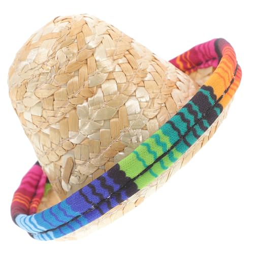 SOPOTUTU Miniatur Strohhut für Puppen und Haustiere Dekorativer Mini Sombrero Vielseitige DIY Partydeko Attraktive Weinflaschen Verzierung SOPOTUTU Miniatur Strohhut für Puppen und Haustiere Dekorativer Mini Sombrero Vielseitige DIY Partydeko Attraktive Weinflaschen Verzierung von SOPOTUTU