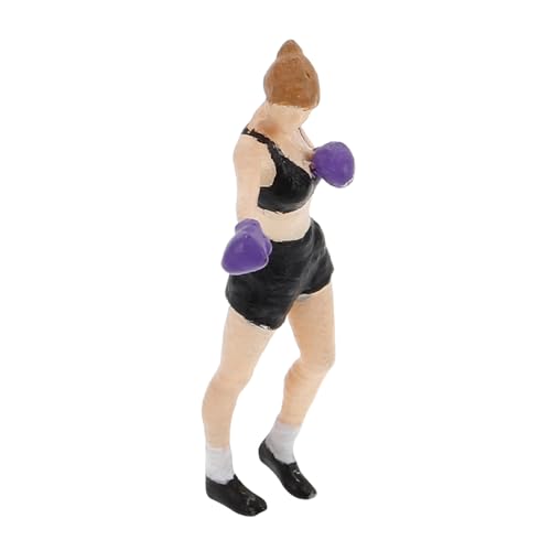 SOPOTUTU Miniatur-boxermodell Actionfiguren Anime Schaufensterpuppe Körper Weiblich Handmodellfigur Figur Zeichnen Puppenfigur Zahlen Modell Schaufensterpuppen Körper Hölzerne Puppe Harz von SOPOTUTU