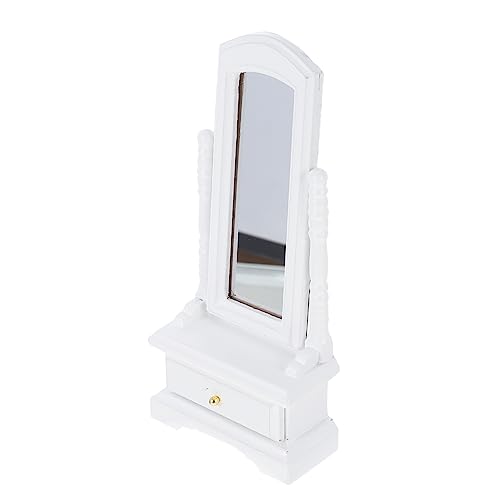 SOPOTUTU Miniaturer Kleiderspiegel Weißer Dekorationsspiegel für Puppenmöbel für DIY Puppenhaus und Stilvolles Accessoire für Ihre Spielzeugwelt SOPOTUTU Miniaturer Kleiderspiegel Weißer Dekorationsspiegel für Puppenmöbel für DIY Puppenhaus und Stilvolles Accessoire für Ihre Spielzeugwelt von SOPOTUTU